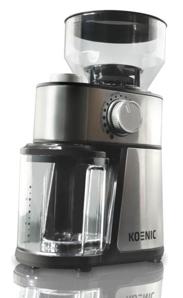 Kaffekværn KOENIC KGC 2221 M Rustfrit stål/sort