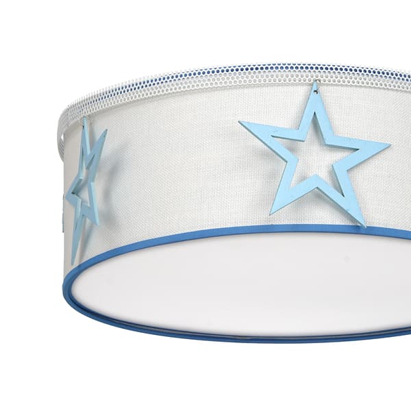 Loftlampe Star 1 E27 Hvidt træ Milagro MLP8281