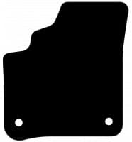 Polyamid chaufførmåtte til Volkswagen e-Up! hatchback 2019- med gummibagside