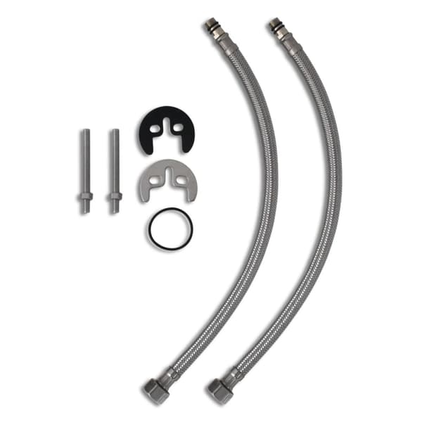 vidaXL bidetarmaturer, 2 stk., forkromet