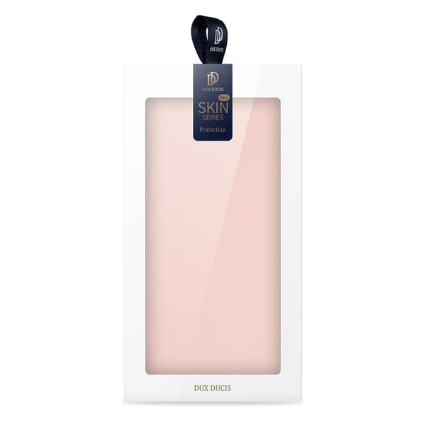 Dux Ducis Skin Pro iPhone 15 Pro-skal med vikflik och plånbok - Rosa