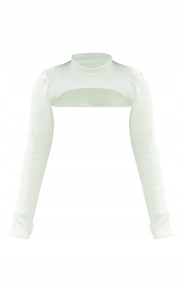 PRETTYLITTLETHING PLUS GRØN BLUSE XL 1Z3G6_A*