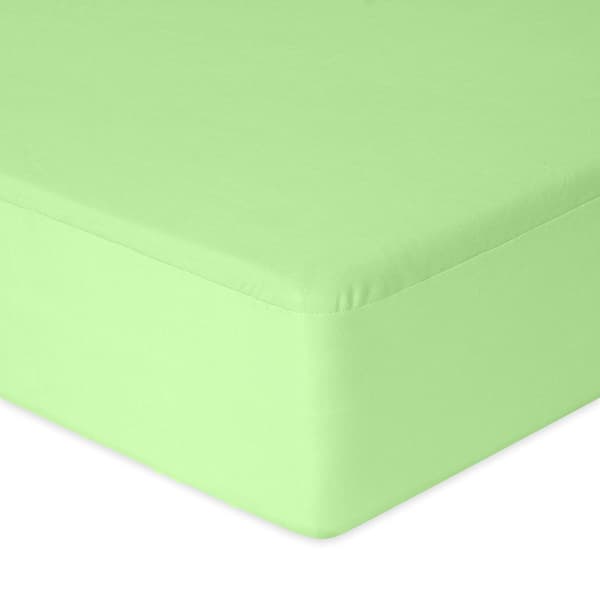 Jersey-stræklagen 60x120x10 PREMIUM Lime