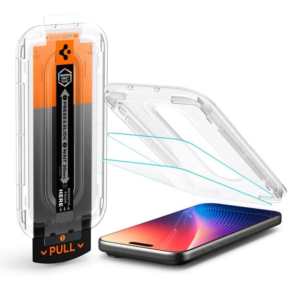 Spigen Glas.TR EZ Fit Pro Hærdet Glas til iPhone 16 Pro Max / 17 Pro Max