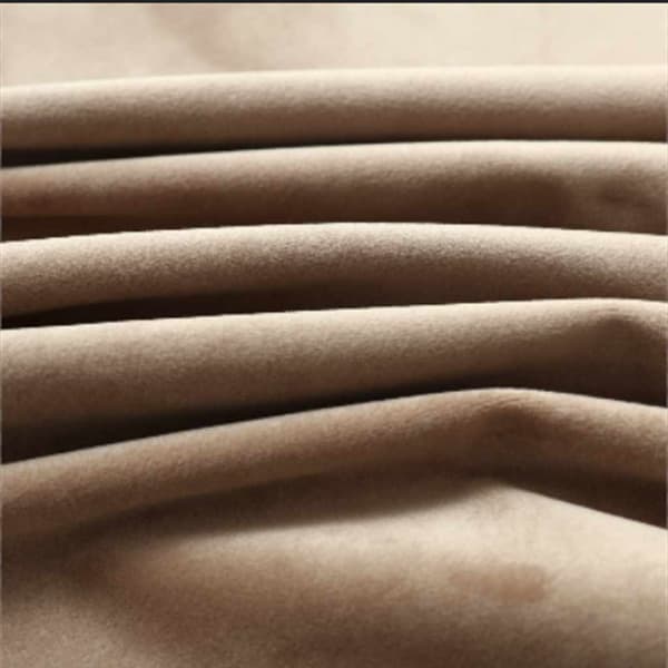 vidaXL Pimennysverho renkailla, sametti, beige, 290x245 cm
