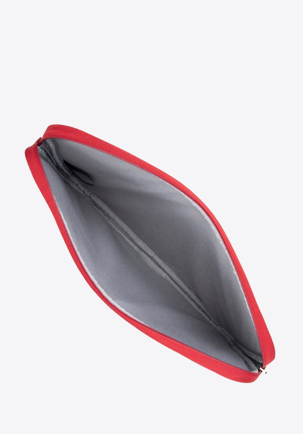 Wittchen Dam 15-tums Laptopfodral, Quiltad Front, Körsbärsröd Polyester