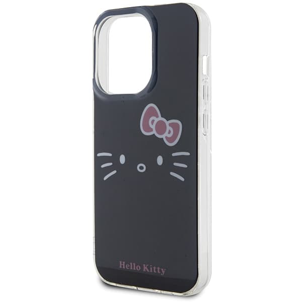 Hello Kitty HKHCP14XHKHLK iPhone 14 Pro Max 6.7 sort/sort hårdt cover IML Kitty Face