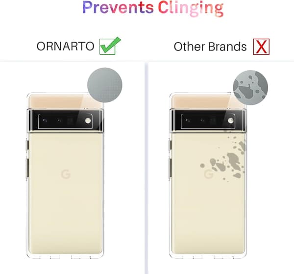 TRANSPARENT SKAL FÖR GOOGLE PIXEL 6 PRO