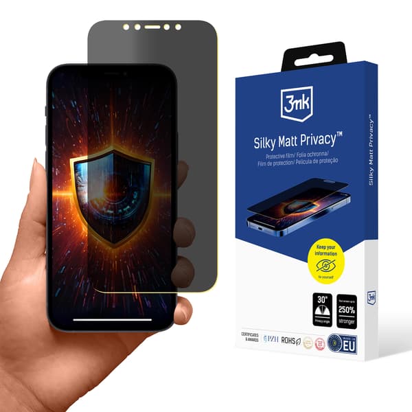 Apple iPhone 12/12 Pro - 3mk Silkemat Privacy