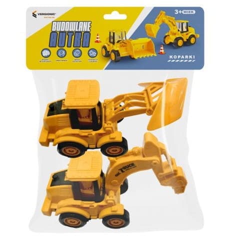Leksaksgrävmaskin bulldozer leksaksset om 2
