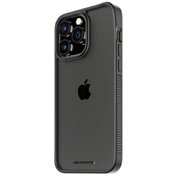 PanzerGlass ClearCase til iPhone 15 Pro Max, certificeret i militærkvalitet - klar sort