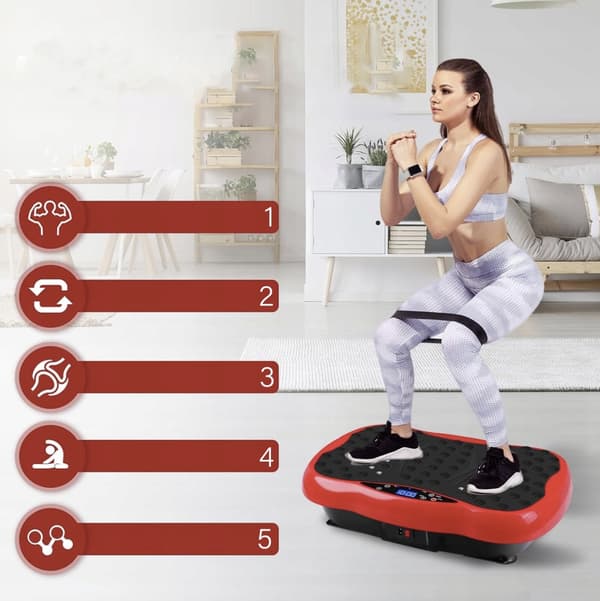VIBRATIONSPLATFORM RIBORN VIBRATIONSTRÆNING MED KVALITET 150 KG