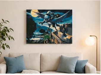 MÅLA MED SIFFROR Harry Potter Escape 50x40 cm målarbild