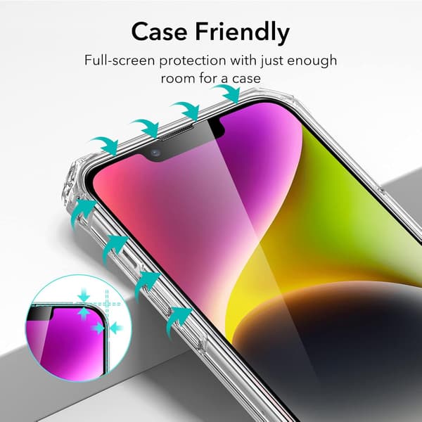 2X Karkaistua lasia Apple iPhone 14 Plus/iPhone 13 Pro Maxille