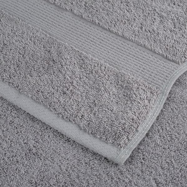vidaXL Premium-pyyhkeet SOLUND, 2 kpl, harmaa, 100x200 cm