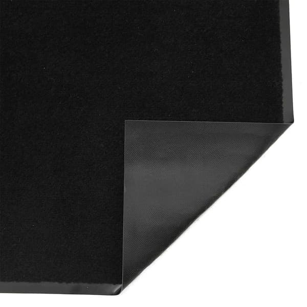 vidaXL Ovimatto, musta, 80 x 120 cm