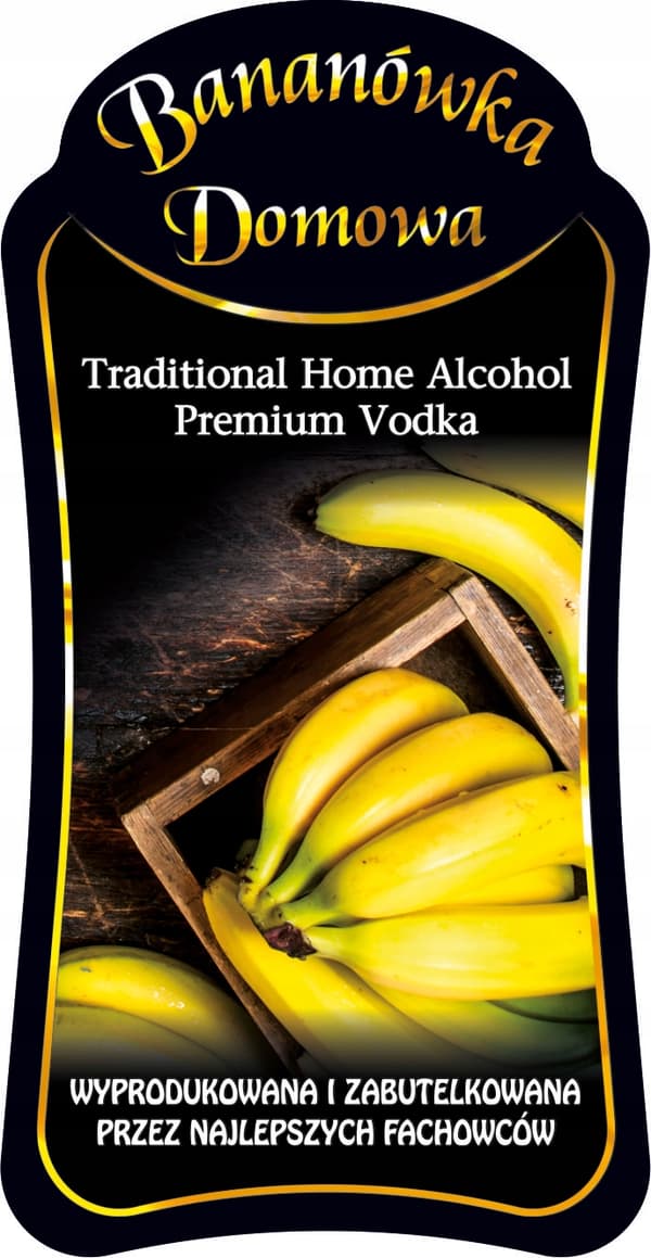 Monopol dekorerad flaska 500ml BANAN GRÖNSAKER