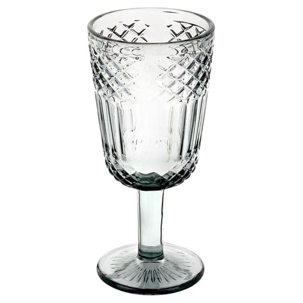 Svart glasvinglas 270 ml
