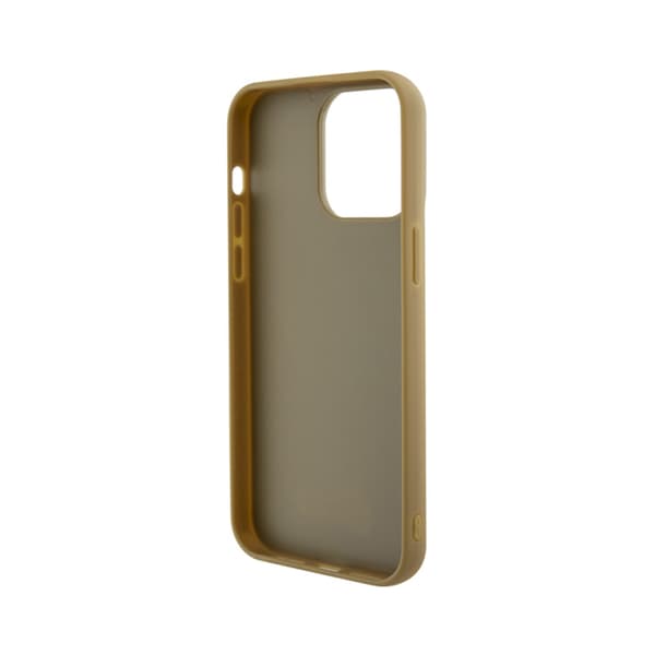 Guess Disco Metal Script - iPhone 15 Pro Max -suojakuori (kulta)
