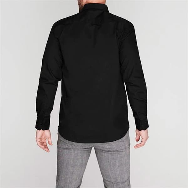 Pierre Cardin herreskjorte i sort, størrelse XXL