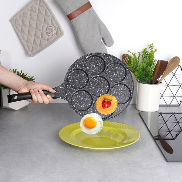 Granitpande til æg 7 huller GRANDE 27 cm