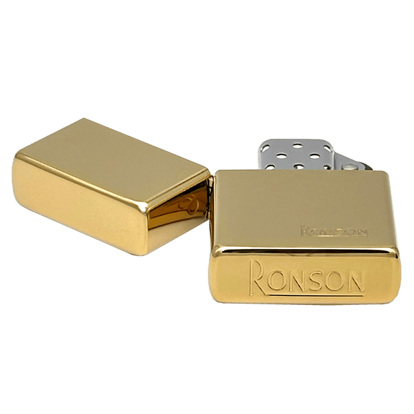 RONSON GULD POLSERET Benzinlighter