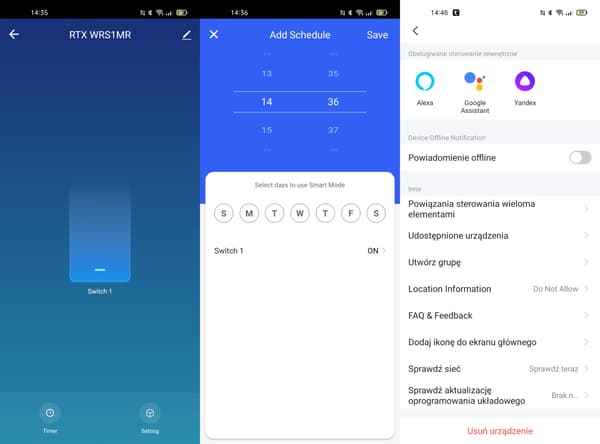 RTX SPÄNNINGSFRI NC NO MINI-relämodul TUYA WiFi + RF-kontroller