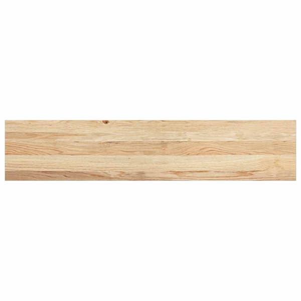 vidaXL trappetrin, 2 stk. ubehandlede, 120x30x2 cm massivt egetræ