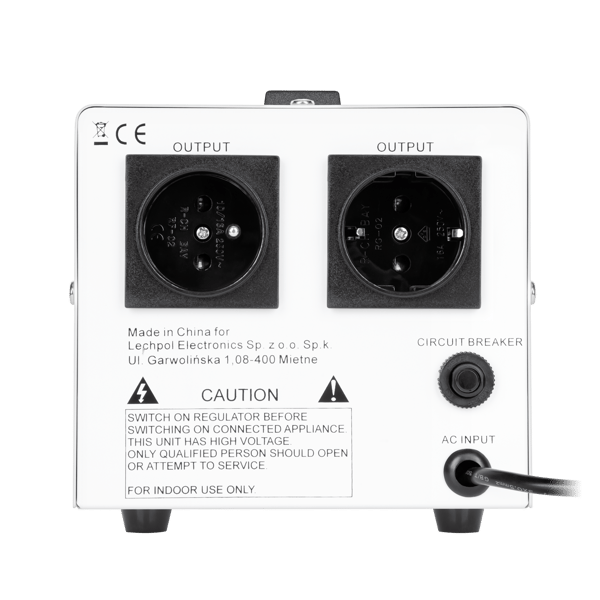 Spänningsregulator servomotor 230V 500VA Kemot
