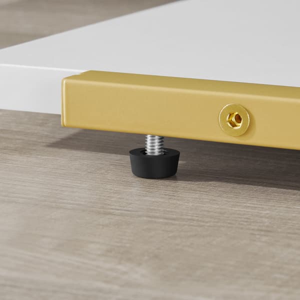Blomställ med 6 hyllor - marmor / guldfärgade ben
