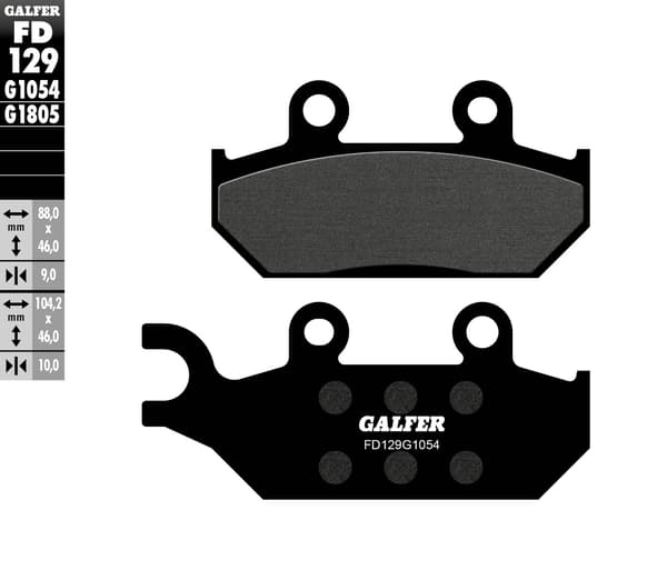Galfer KH172 puolimetalliset jarrupalat