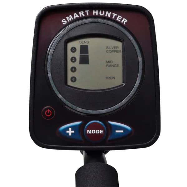 vidaXL metaldetektor, 3m søgedybde, LCD-display