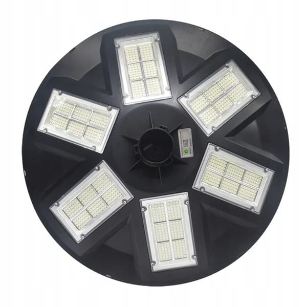 LED-solcellslampa med rörelsesensor, 6 LED-paneler