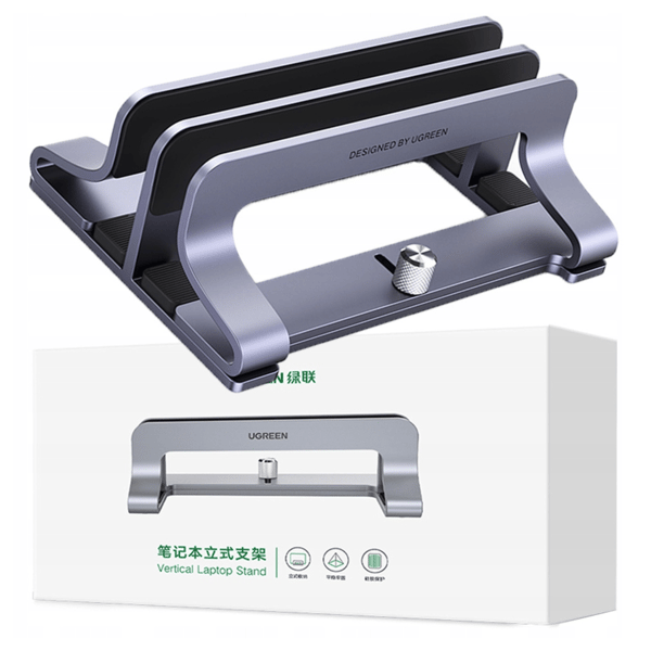 UGREEN 60643 Dubbelt Laptopställ (Silver)