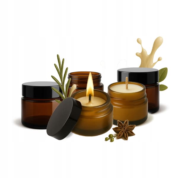Lasipurkki RUSKEA 30 g Cream Balm Cosmetics -voidetta varten