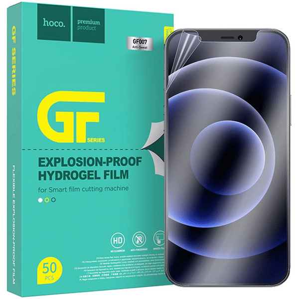HOCO GF007 HD PUHELINHYDROGEELI MATTA FOLIO 50 KPL