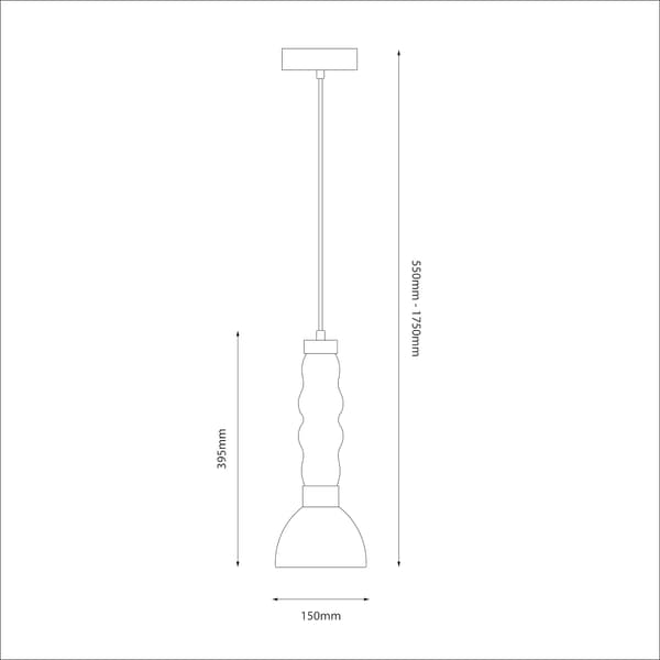 LUCCO LED RØGET HÆNGELAMPE MILAGRO ML1417