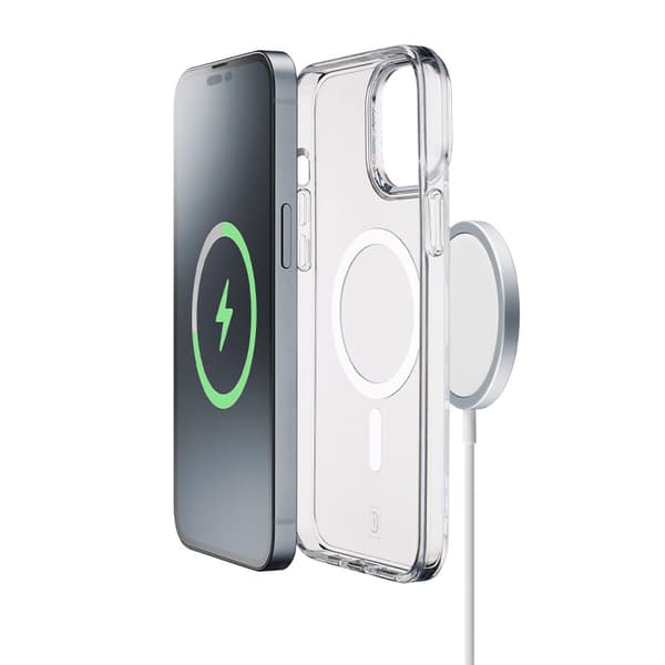 Cellularline Gloss Mag - iPhone 15 Pro MagSafe-etui (klar)