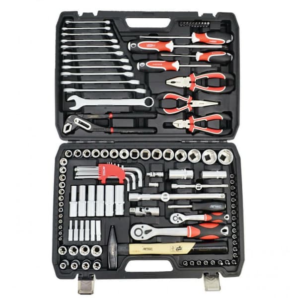 AWTOOLS NYCKELSET 122 delar 1/2" 1/4" BLACK LINE