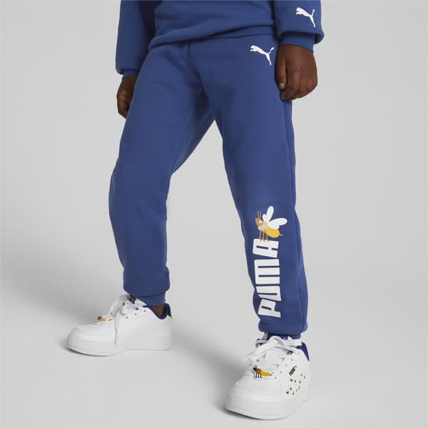 Puma SMALL WORLD TR barnbyxor blå 67013216 r 104
