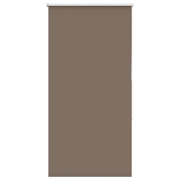 vidaXL Mörkläggningsrullgardin kaffe 85x150 cm Tygbredd