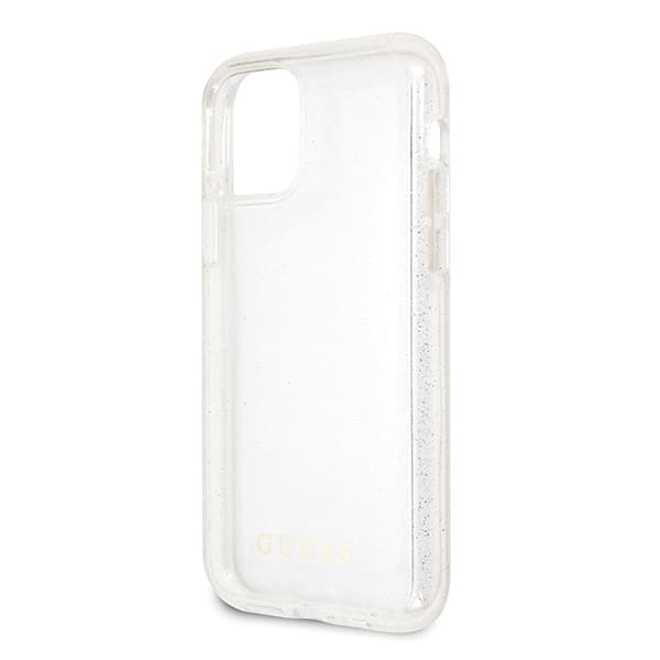 Guess GUHCN58PCGLSI iPhone 11 Pro silver/silver hårt skal Glitter