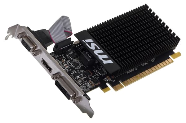 MSI GF GT 710 2GB DDR3 PCI-E lavprofil grafikkort