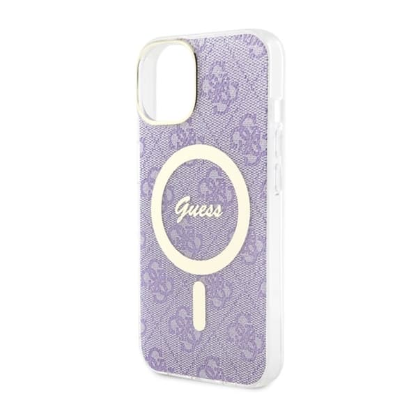 Guess 4G MagSafe - iPhone 14 cover (lilla)