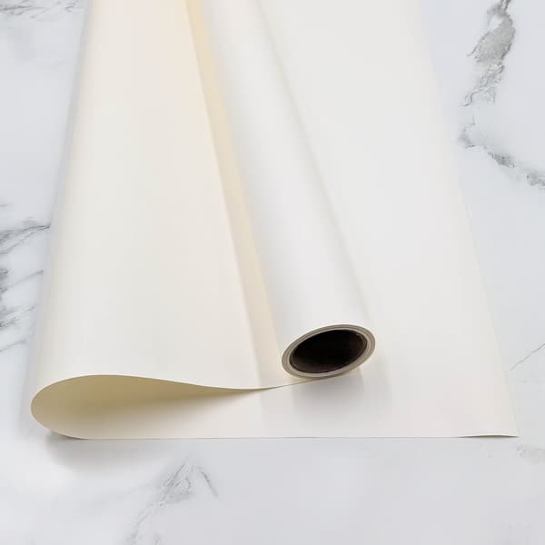 Blomfolie - "Elegant" Off-White - Rulle 58cm x 10m