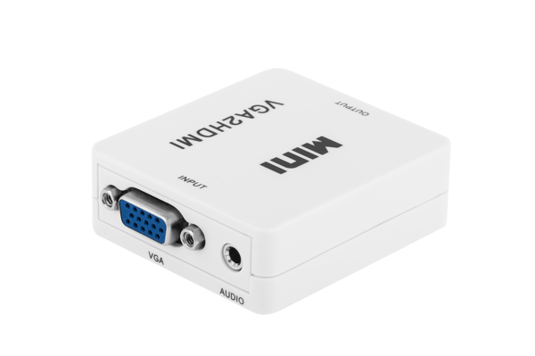 Cabletech VGA-HDMI-signaalimuunnin äänitoiminnolla - Plug&Play