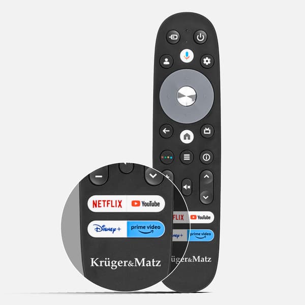 Fjernbetjening til Kruger&Matz Google TV