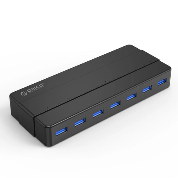 Orico H7928-U3-V1 Hub 7x USB-A 3.0 - sort