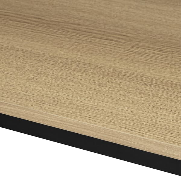 Trosa Modern Oak industrielt loftsskrivebord