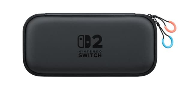 Nintendo Switch 2:n kantolaukku ja näytönsuoja – musta